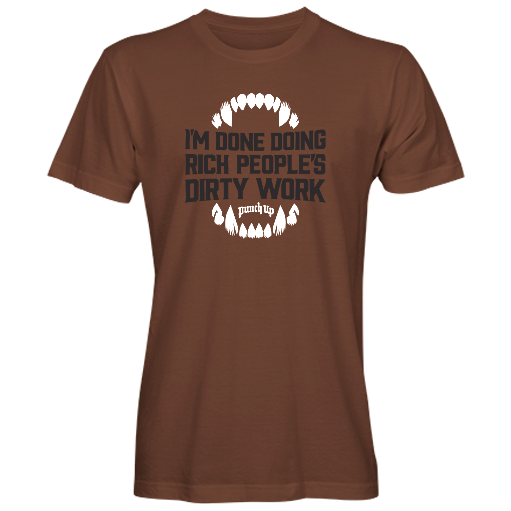 Punch Up I'm Done Unisex T-Shirt - Brown
