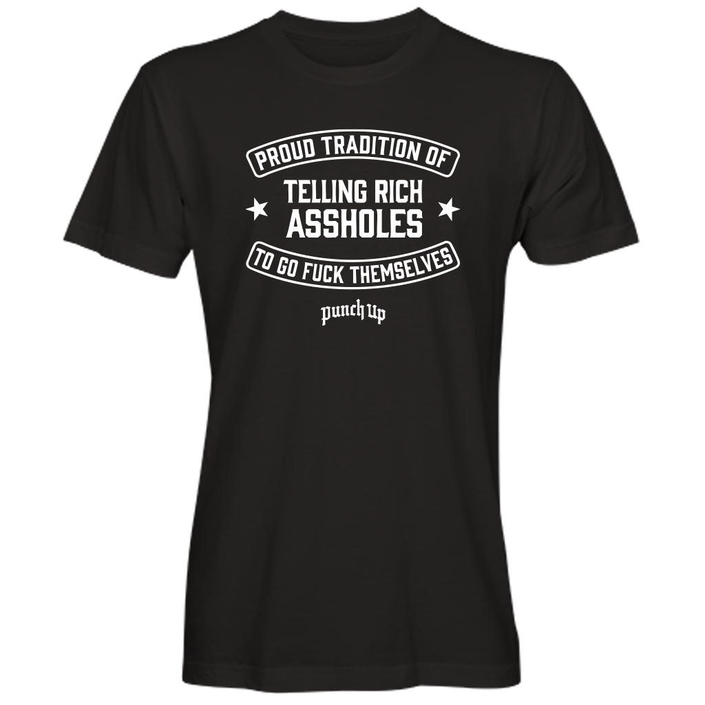 Punch Up Proud Tradition Unisex T-Shirt - Black